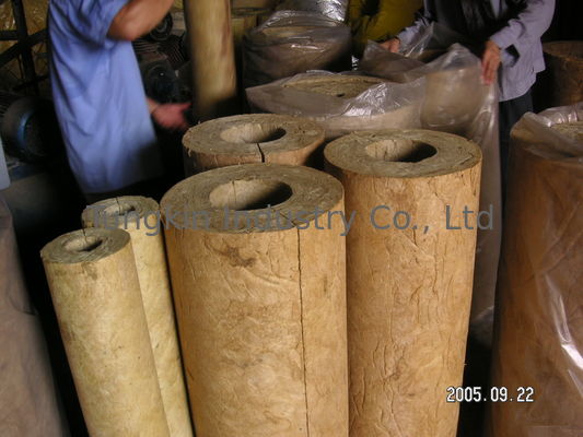 ฉนวนกันความร้อนสำหรับฉนวน stonewool สำหรับท่อร้อน / เย็น